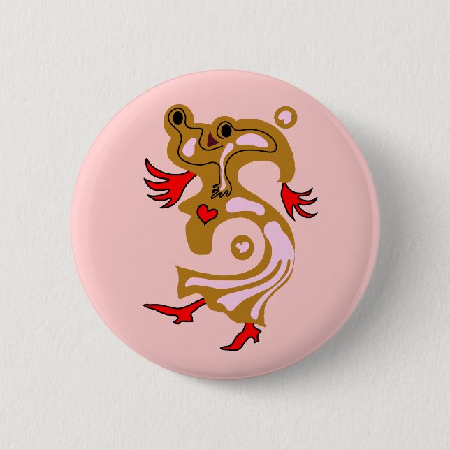 Chapa Redonda De 5 Cm Ritmo del amor (Anverso)