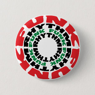 Chapa Redonda De 5 Cm Ritmo Funk Funk Rhythm