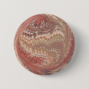 Chapa Redonda De 5 Cm Rizo del papel veteado (moho)