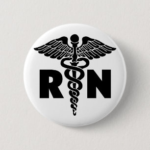 Chapa Redonda De 5 Cm RN badge