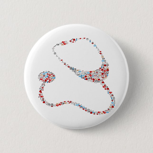 Chapa Redonda De 5 Cm RN Stethoscope (Anverso)