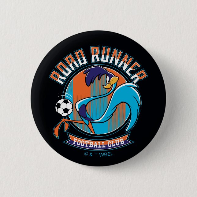 Chapa Redonda De 5 Cm ROAD RUNNER™ Football Club Badge (Anverso)