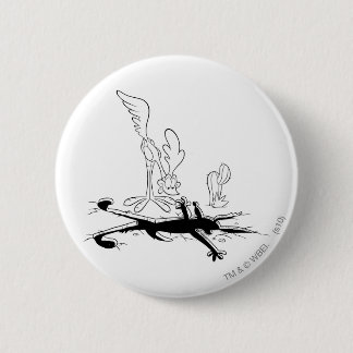 Chapa Redonda De 5 Cm ROAD RUNNER™ y WILE E. COYOTE™