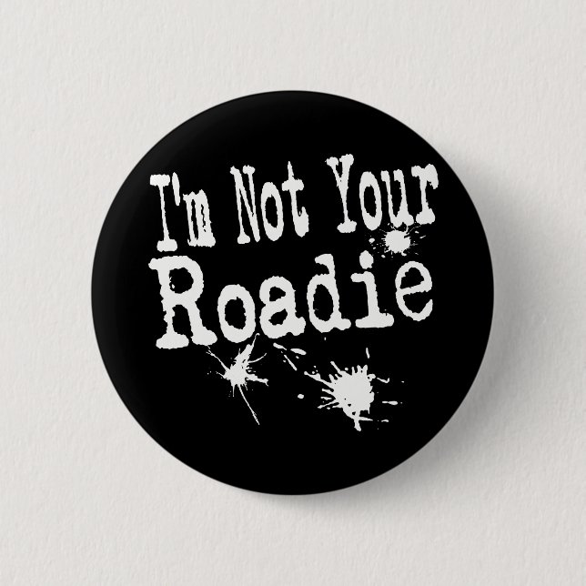 Chapa Redonda De 5 Cm Roadie 4 DK (Anverso)
