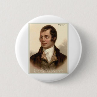 Chapa Redonda De 5 Cm Robert Burns "Conocerla" Regalos y Camisetas de Ci