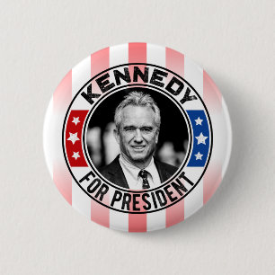 Chapa Redonda De 5 Cm Robert Kennedy, Jr. para el Presidente 2024