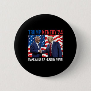 Chapa Redonda De 5 Cm Robert Kennedy Jr Rfk Jr Por La Unidad De Trump Pr