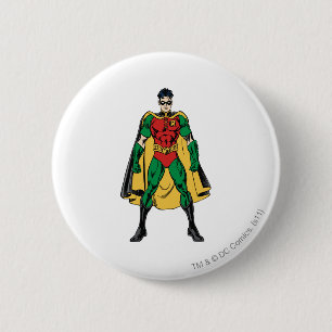 Chapa Redonda De 5 Cm Robin Classic Stance