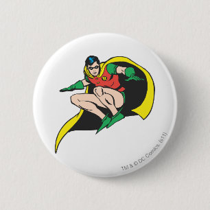 Chapa Redonda De 5 Cm Robin Crouches