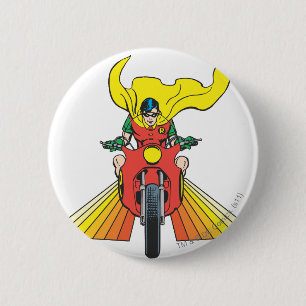 Chapa Redonda De 5 Cm Robin Rides 2 2
