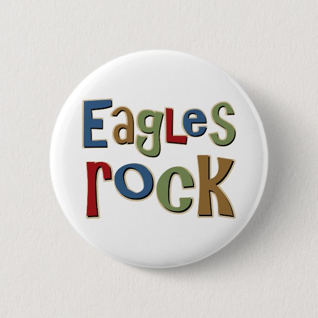 Chapa Redonda De 5 Cm Roca de Eagles (Anverso)