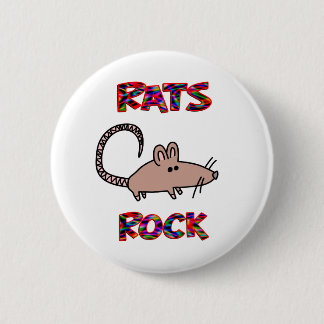 Chapa Redonda De 5 Cm Roca de las ratas
