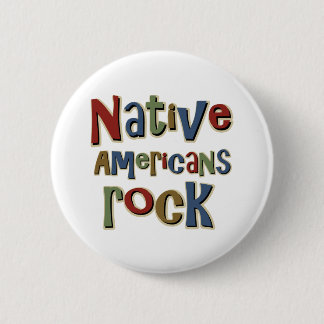 Chapa Redonda De 5 Cm Roca de los nativos americanos