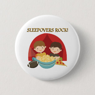 Chapa Redonda De 5 Cm Roca de los Sleepovers