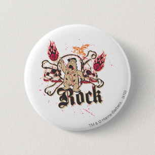 Chapa Redonda De 5 Cm Roca del Flintstone de Fred