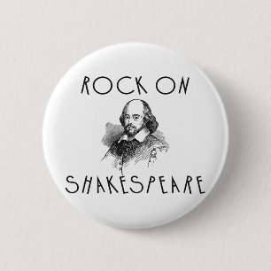 Chapa Redonda De 5 Cm Roca en Shakespeare