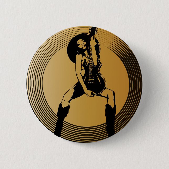 Chapa Redonda De 5 Cm ¡Roca encendido! (Anverso)