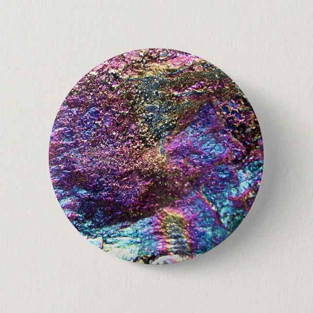 Chapa Redonda De 5 Cm Rocas arcoiris caídas (Anverso)
