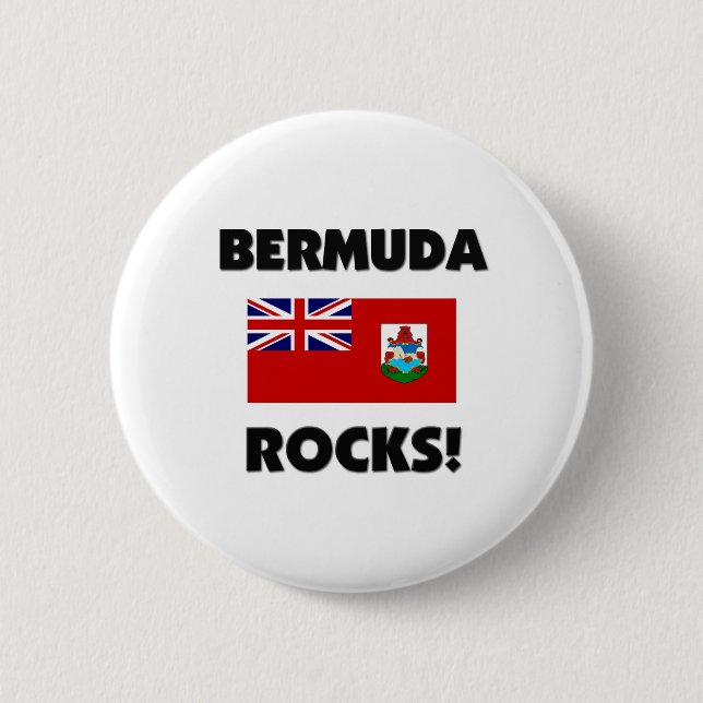 Chapa Redonda De 5 Cm Rocas de Bermudas (Anverso)