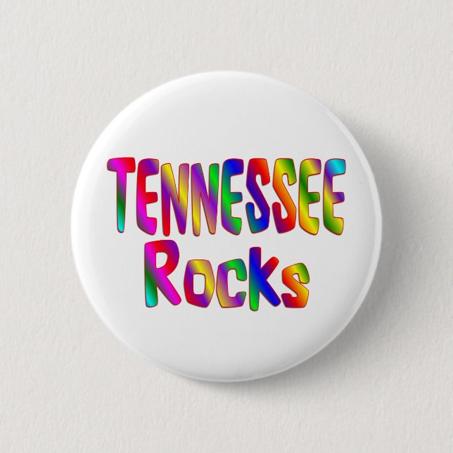 Chapa Redonda De 5 Cm Rocas de Tennessee (Anverso)