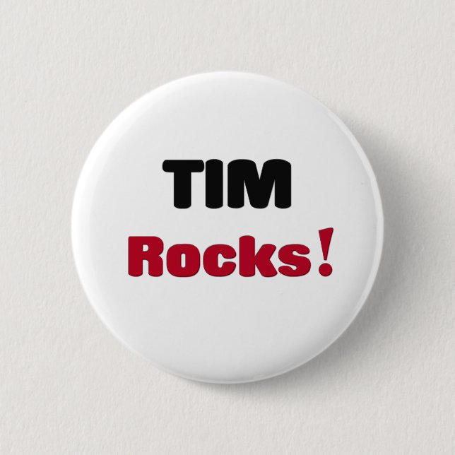 Chapa Redonda De 5 Cm Rocas de Tim (Anverso)