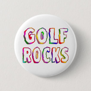 Chapa Redonda De 5 Cm Rocas del golf