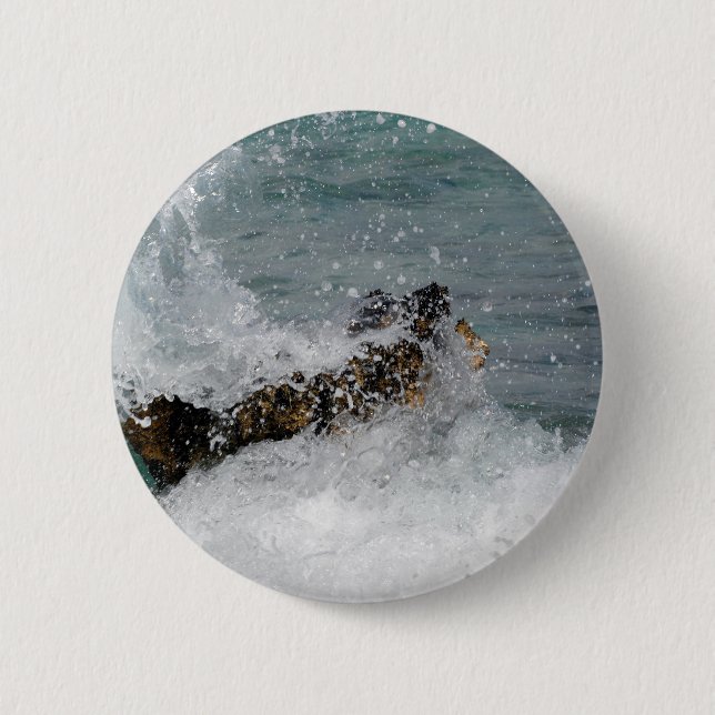 Chapa Redonda De 5 Cm Rocío marino (Anverso)
