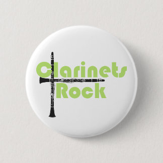 Chapa Redonda De 5 Cm Rock Clarinets