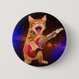 Chapa Redonda De 5 Cm Rock star