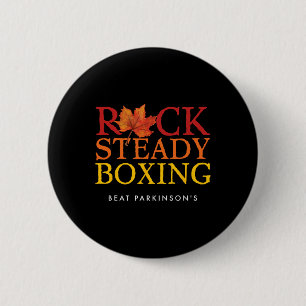 Chapa Redonda De 5 Cm Rock Steady Boxing Autumn Leaf
