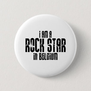 Chapa Redonda De 5 Cm Rockstar en Bélgica