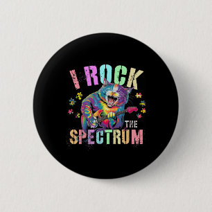 Chapa Redonda De 5 Cm Rockstar I Rock El Espectro Motivación de Mamá con