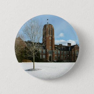 Chapa Redonda De 5 Cm Rockwell en invierno en Grove City College