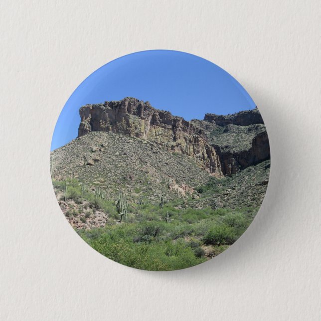 Chapa Redonda De 5 Cm Rocky Apache Trail (Anverso)