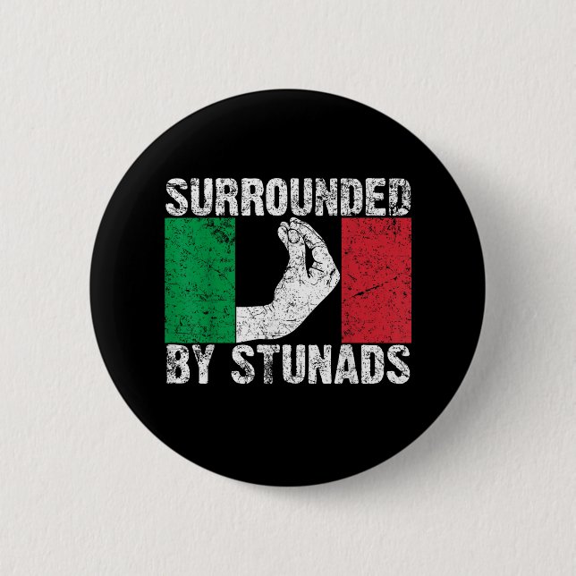 Chapa Redonda De 5 Cm Rodeado de Stunads (Anverso)