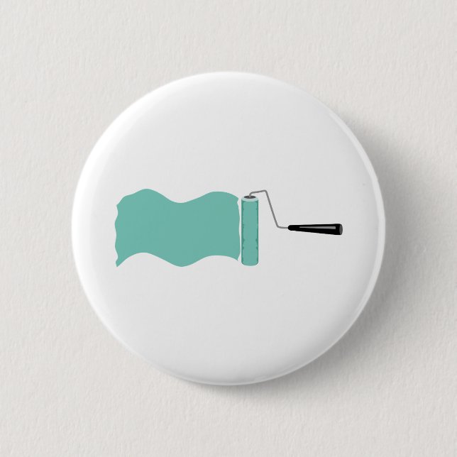 Chapa Redonda De 5 Cm Rodillo de pintura (Anverso)