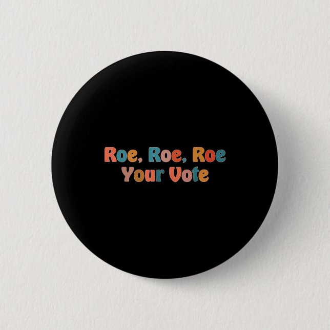 Chapa Redonda De 5 Cm roe roe tu voto 3 (Anverso)