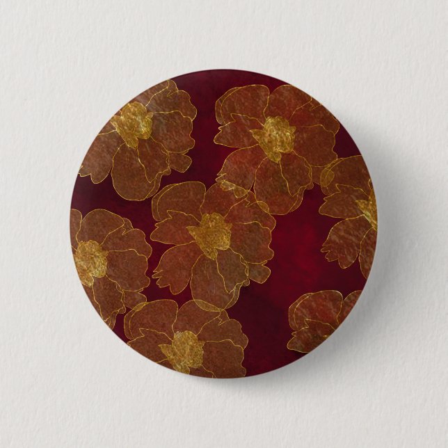 Chapa Redonda De 5 Cm Rojo (Anverso)