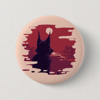 Chapa Redonda De 5 Cm Rojo Bootons del Rad