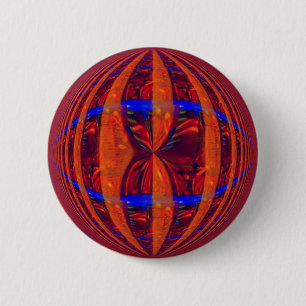 Chapa Redonda De 5 Cm Rojo Orb