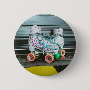 Chapa Redonda De 5 Cm Roller Skates Epic