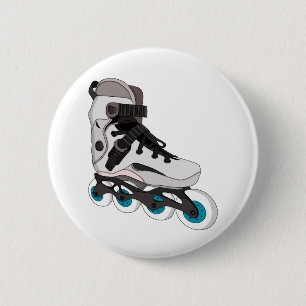 Chapa Redonda De 5 Cm Rollerblade Rollerskates Inline Skates Art