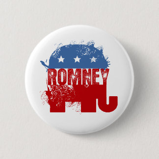 Chapa Redonda De 5 Cm ROMNEY republicano