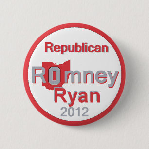 Chapa Redonda De 5 Cm Romney Ryan