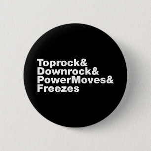 Chapa Redonda De 5 Cm Rompiendo movimientos (breakdance)