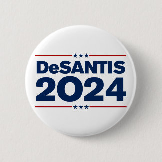 Chapa Redonda De 5 Cm Ron DeSantis 2024