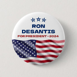 Chapa Redonda De 5 Cm Ron Desantis para presidente 2024