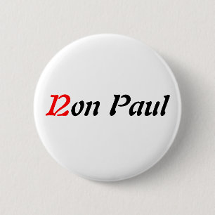 Chapa Redonda De 5 Cm Ron Paul 2012