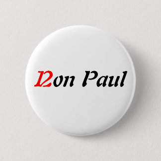 Chapa Redonda De 5 Cm Ron Paul 2012