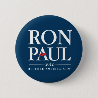 Chapa Redonda De 5 Cm Ron Paul 2012 (azul)